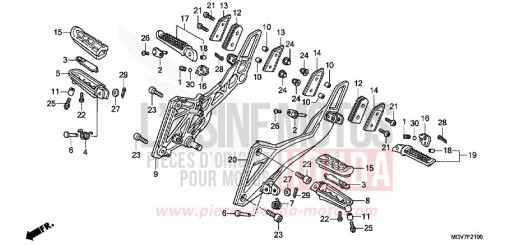 MARCHE CBR600FB de 2011